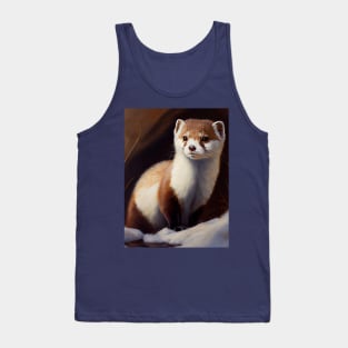 Arctic Stoat - Oil Paint Tank Top